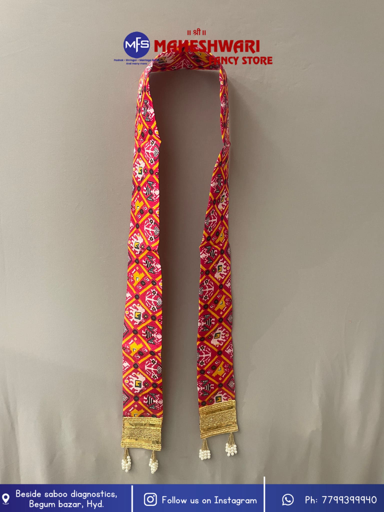 swagat dupata chundri print